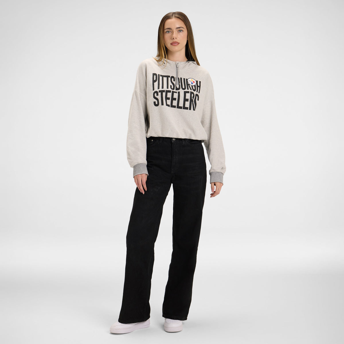 Denver Broncos Sport Night Heather Gray Women's Hoodie