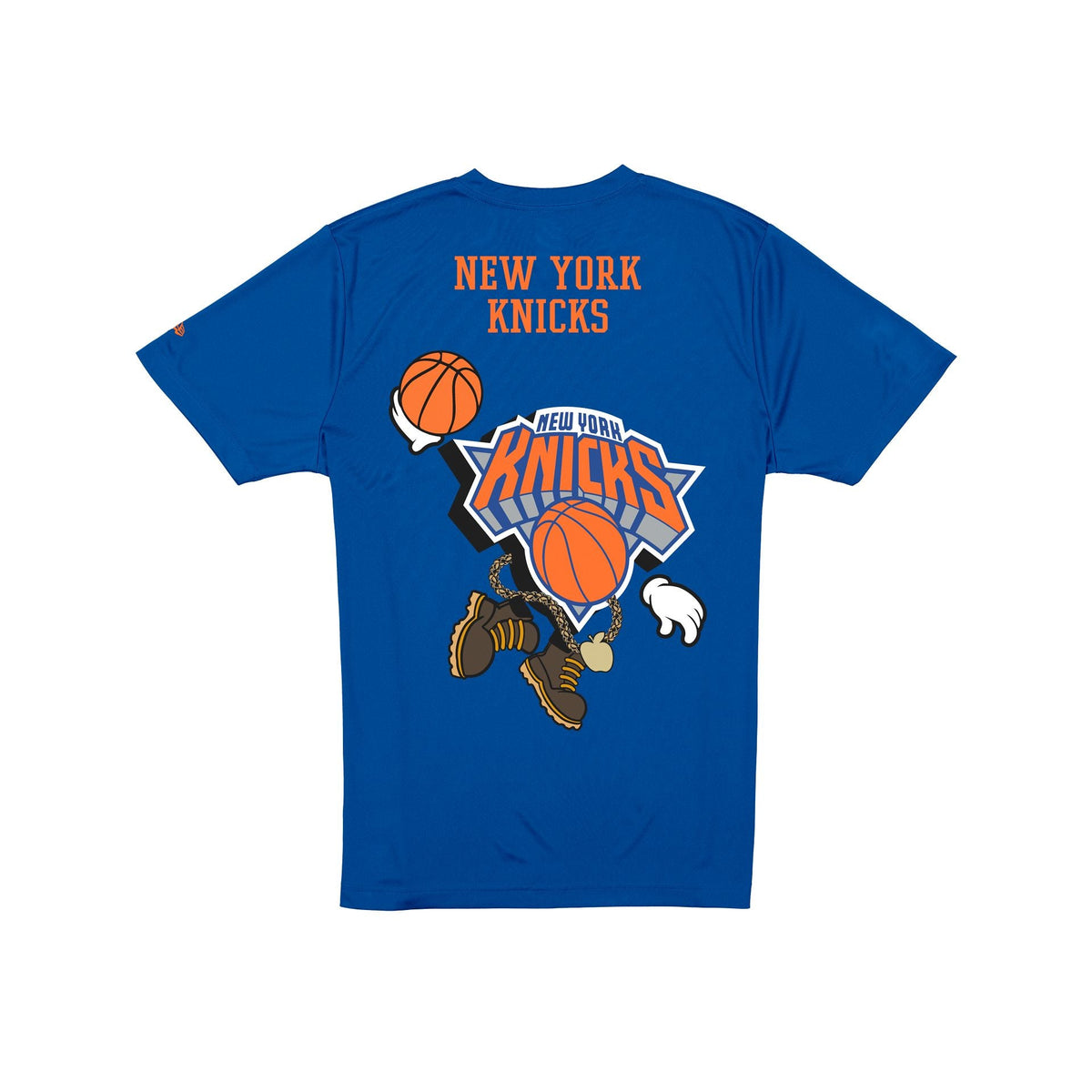 New York Knicks Cartoon Blue T-Shirt