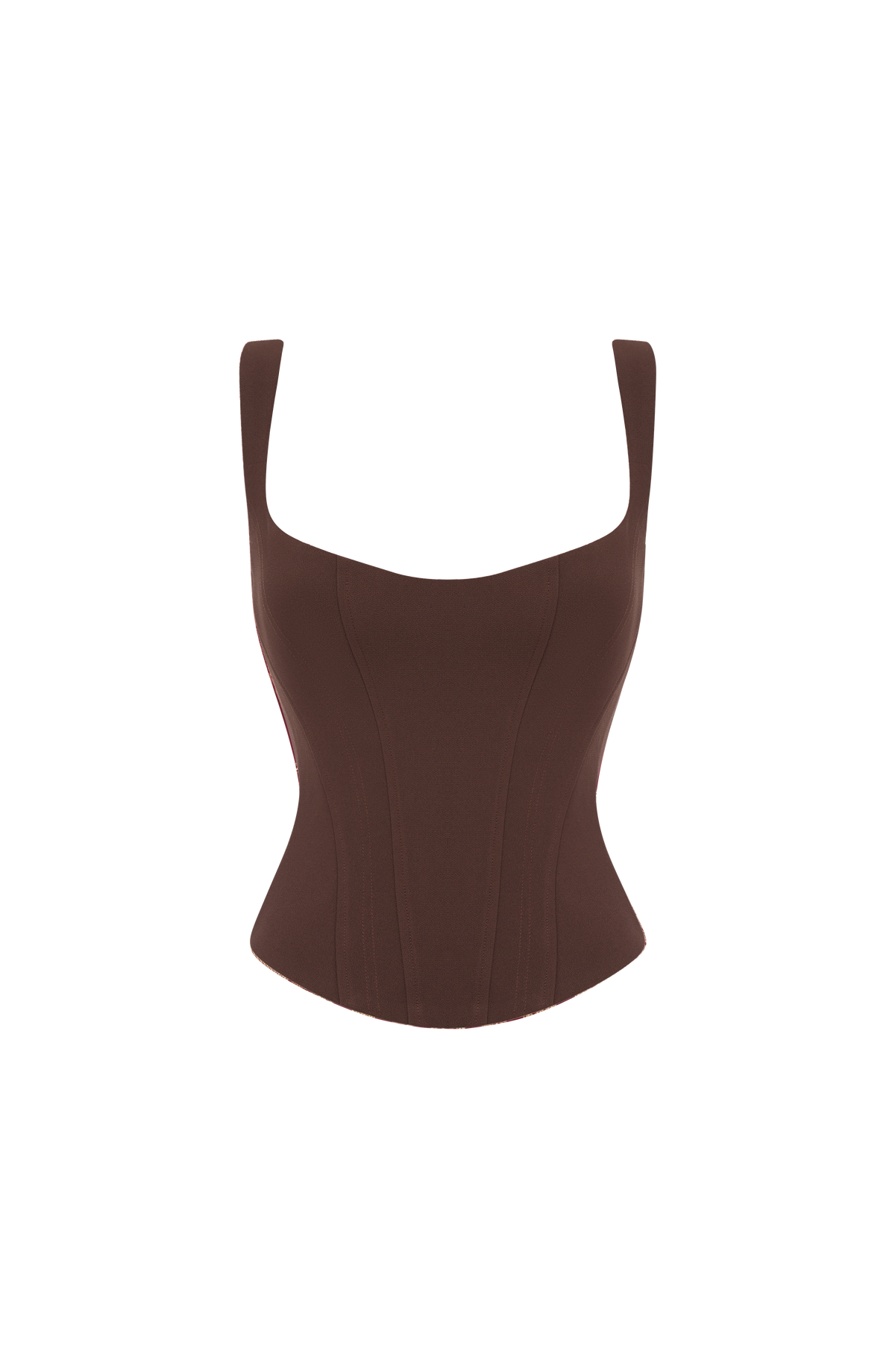 Nixie Corset - Plum Brown