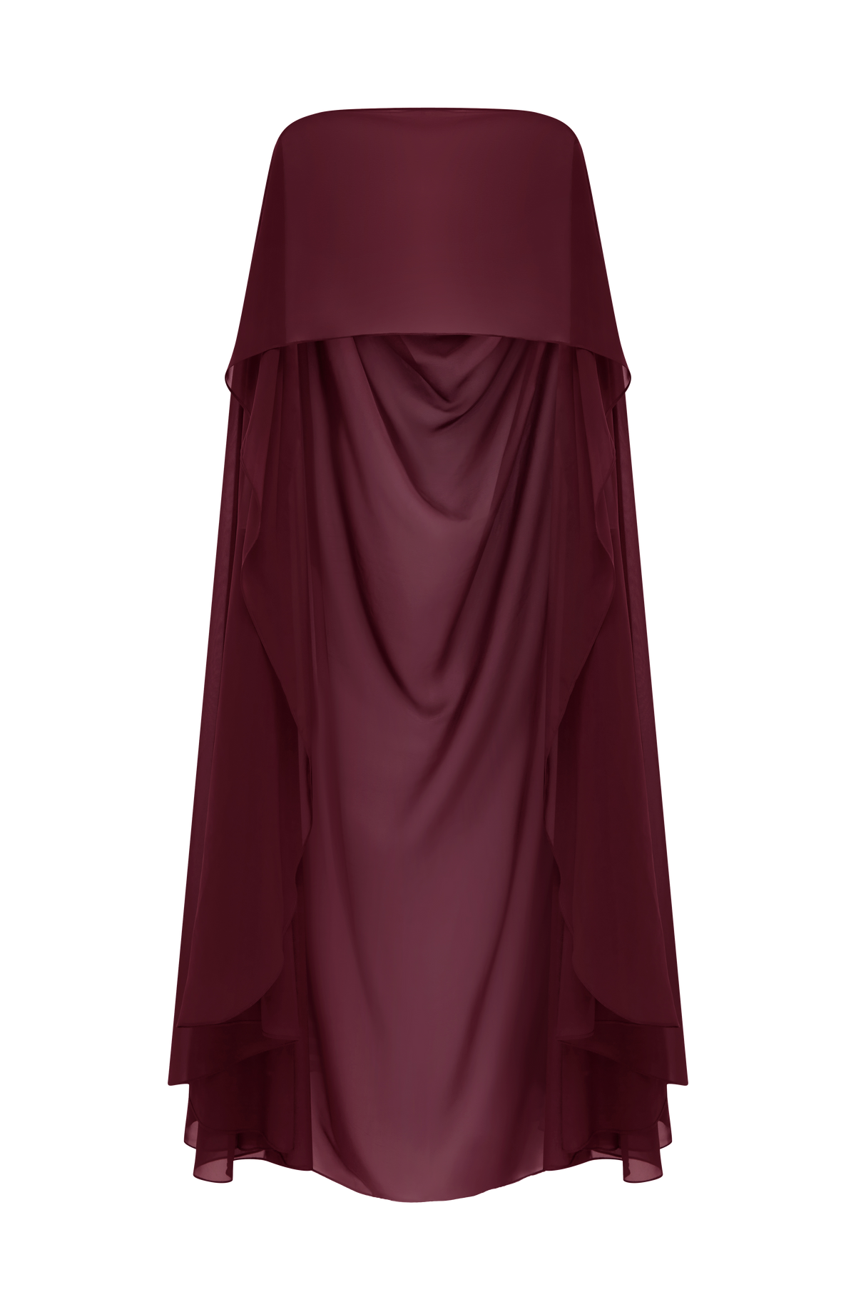 Romy Cape - Cherry Lacquer