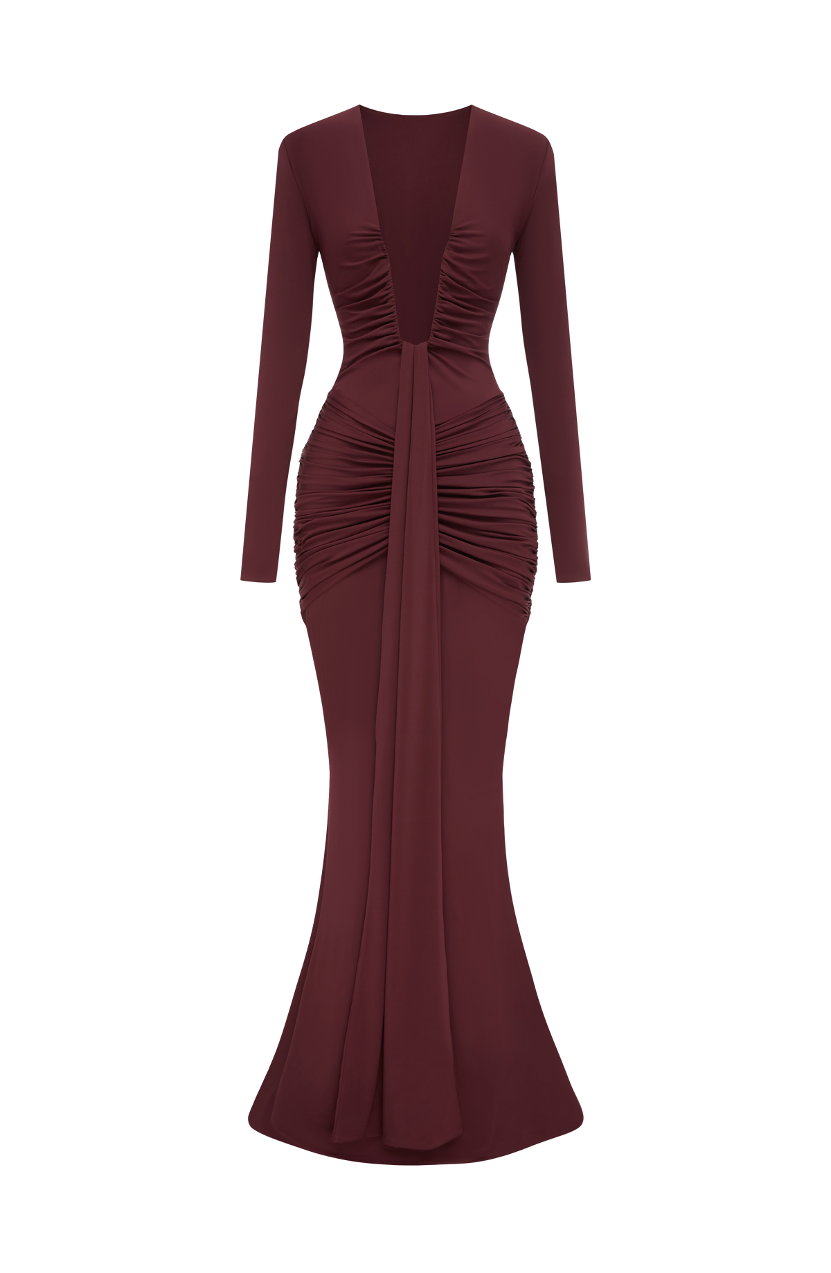 Tara Maxi Dress - Cherry Lacquer