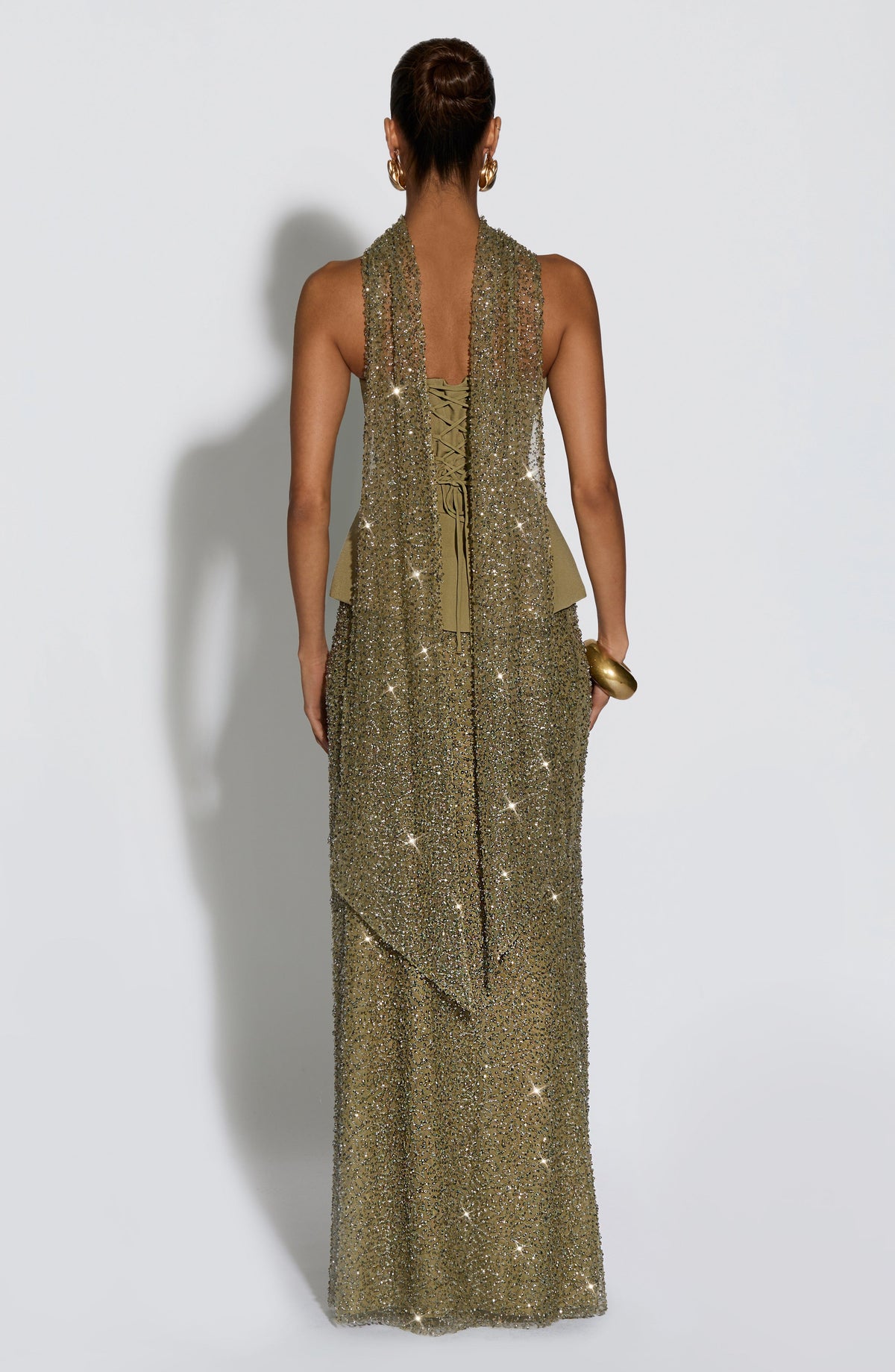 Allaire Maxi Skirt - Sage