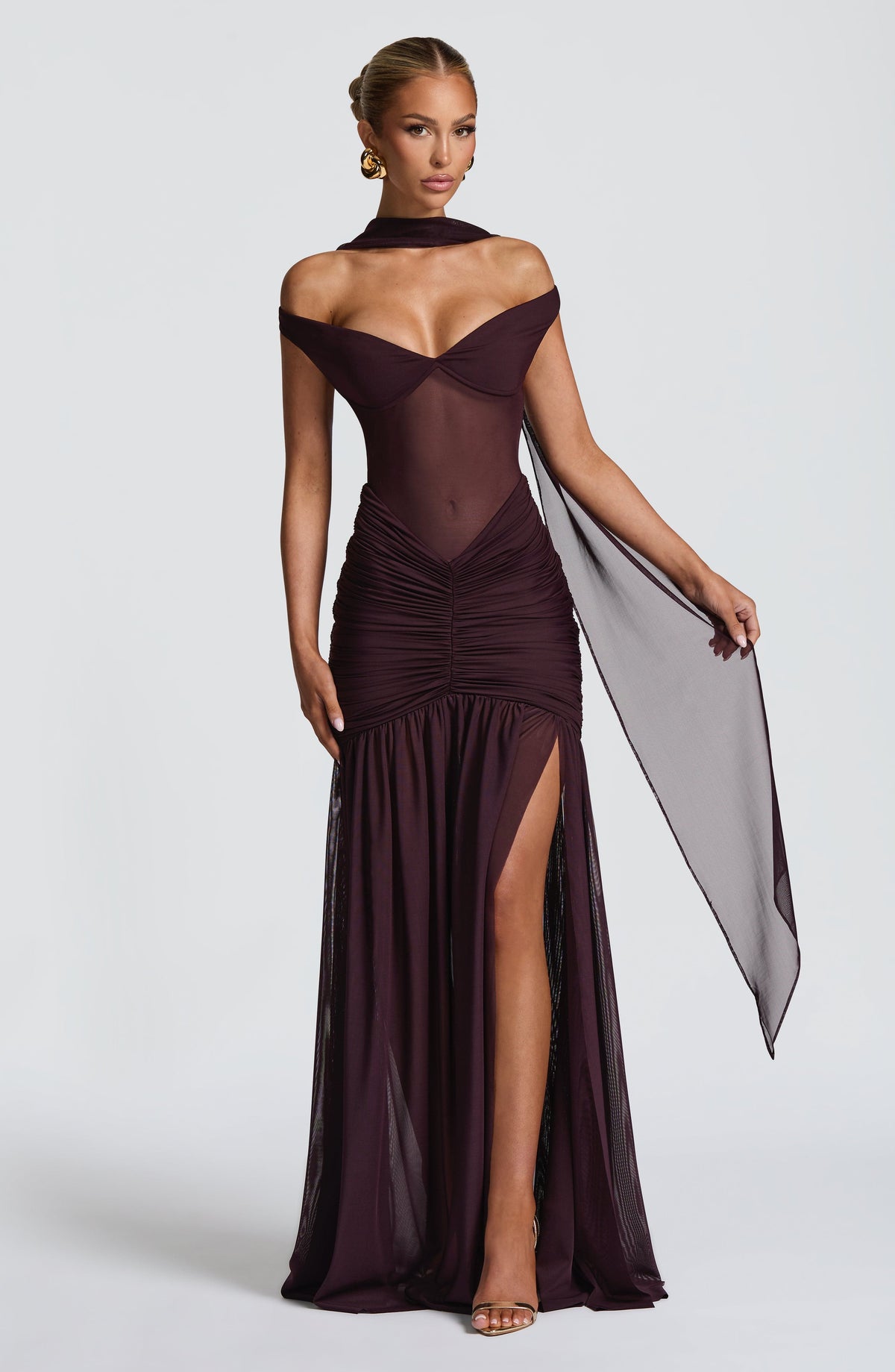 Ayla Scarf - Plum