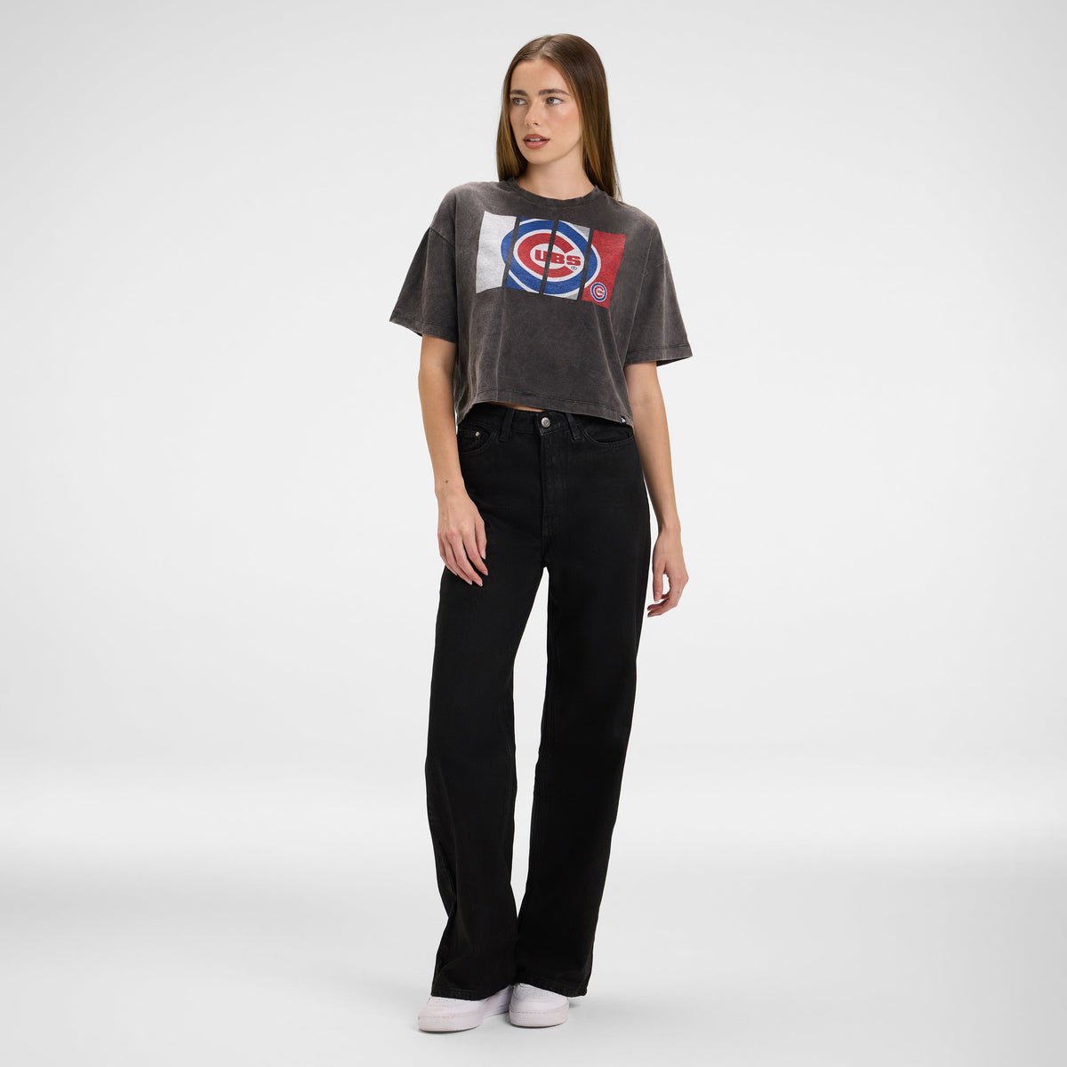 Dallas Mavericks Sport Night Black Cropped Women's T-Shirt