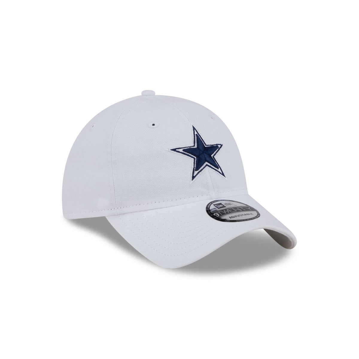 Dallas Cowboys White 9TWENTY Adjustable Hat