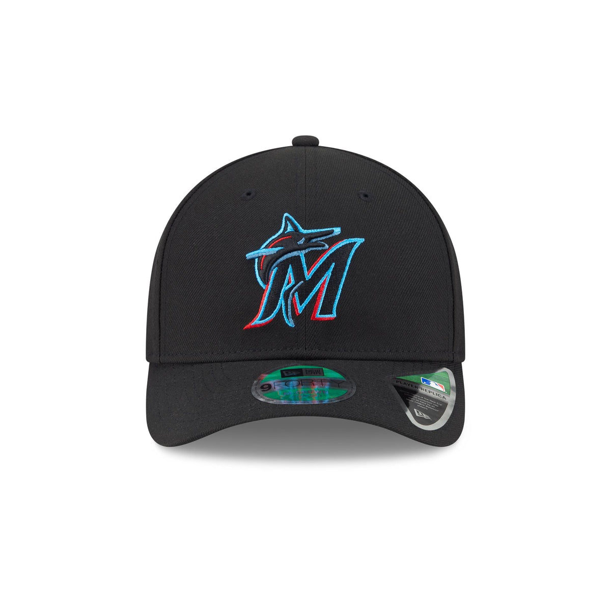 Miami Marlins Game Authentic Collection 9FORTY M-Crown Snapback Hat