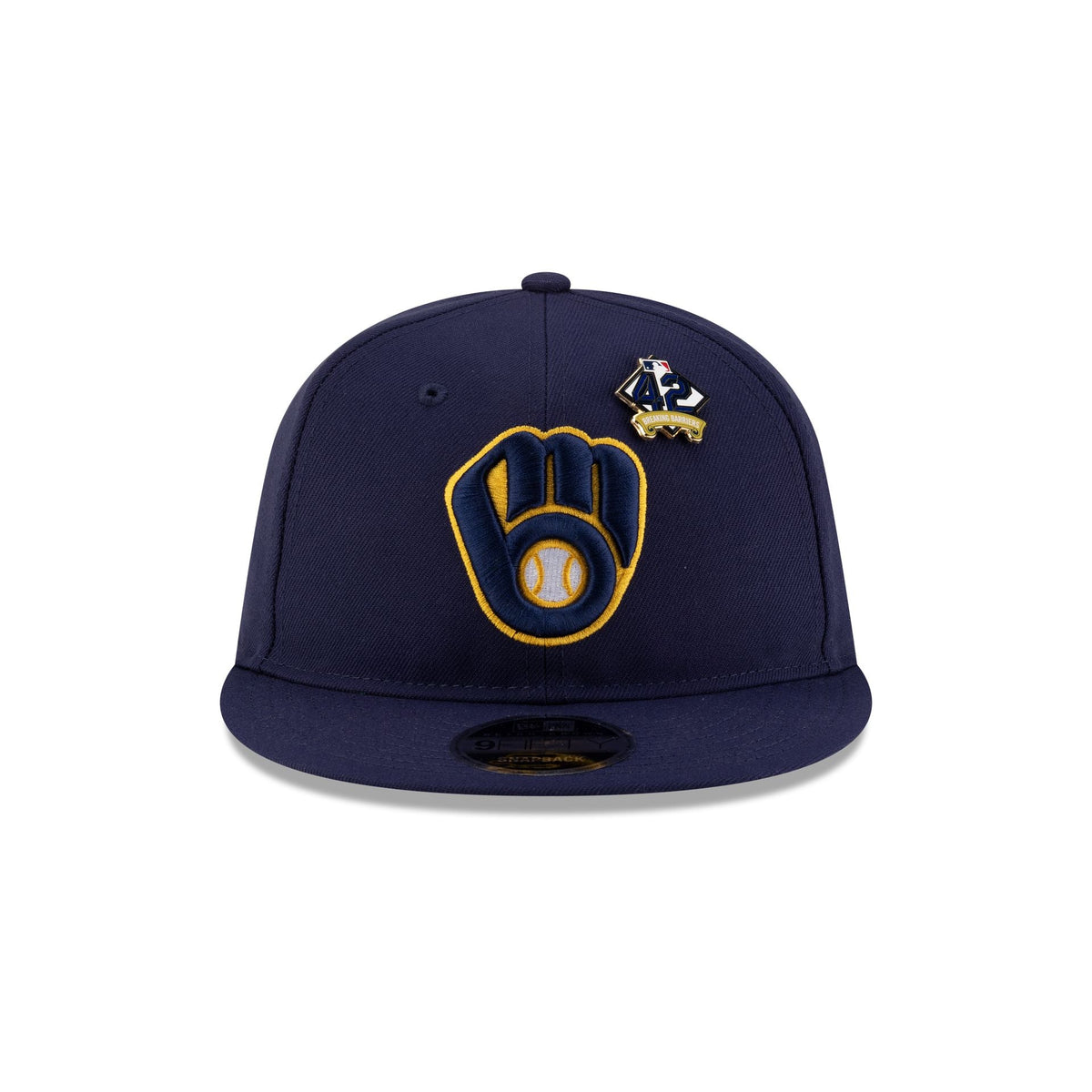 Milwaukee Brewers Jackie Robinson Day 2025 Retro Crown 9FIFTY Snapback Hat