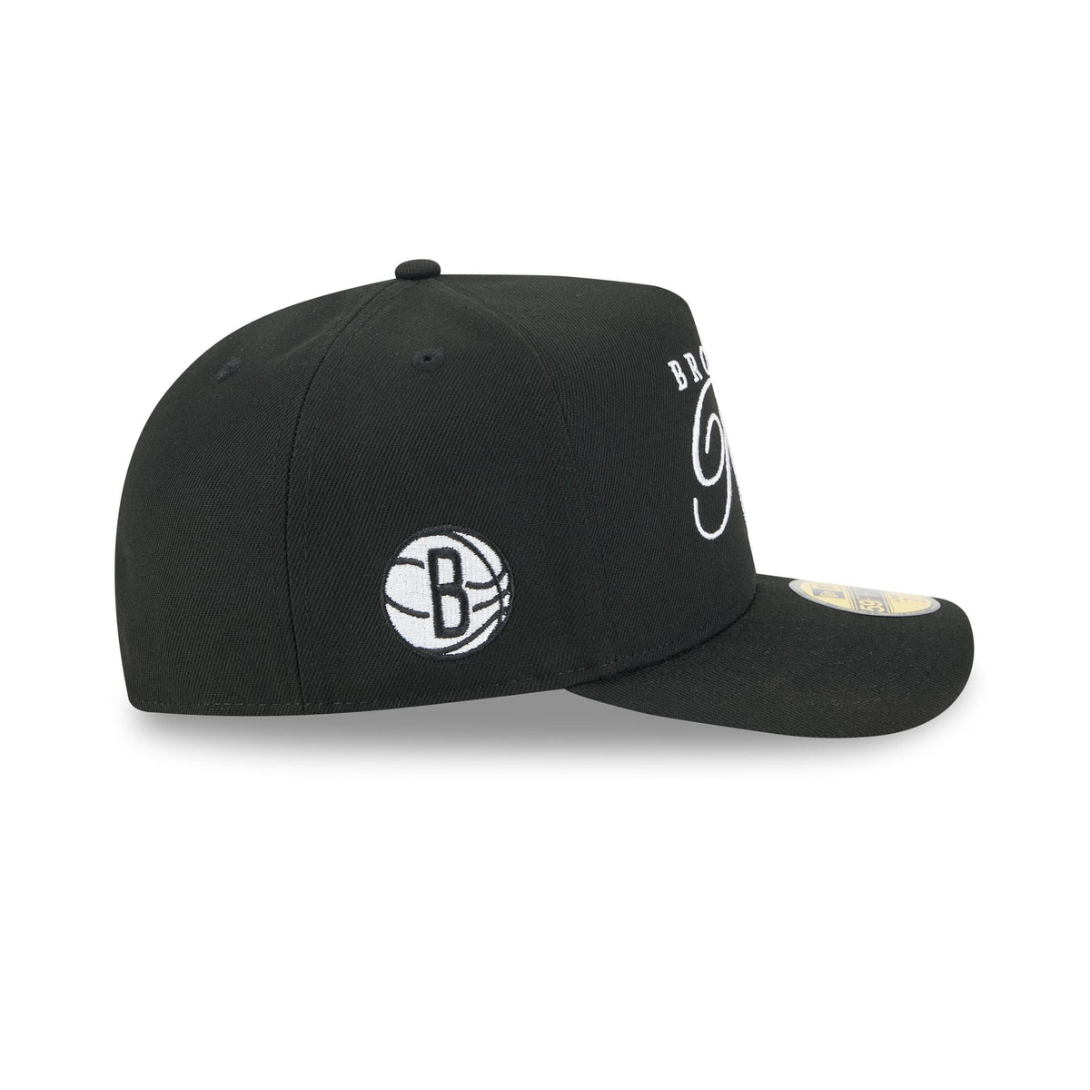 Brooklyn Nets 2025 Draft Black 59FIFTY A-Frame Fitted Hat