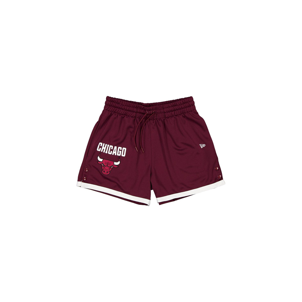 Chicago Bulls Logo Dark Red Shorts