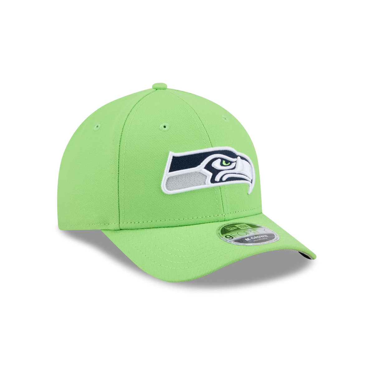 Seattle Seahawks Team Action Green 9FORTY M-Crown Snapback Hat