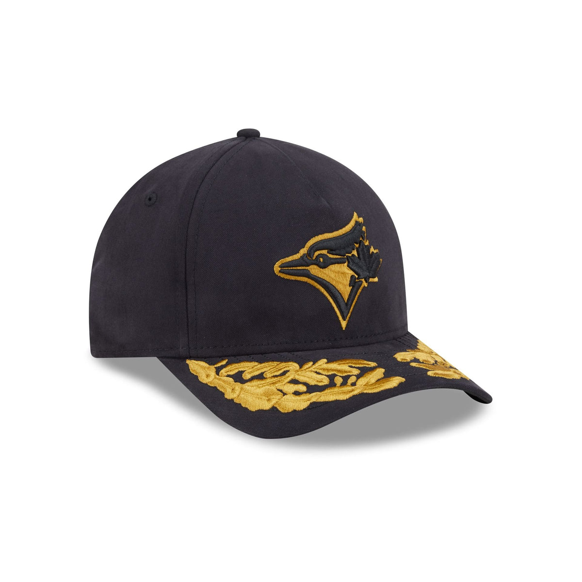 Alpha Industries x Toronto Blue Jays Black 9FORTY M-Crown A-Frame Snapback Hat