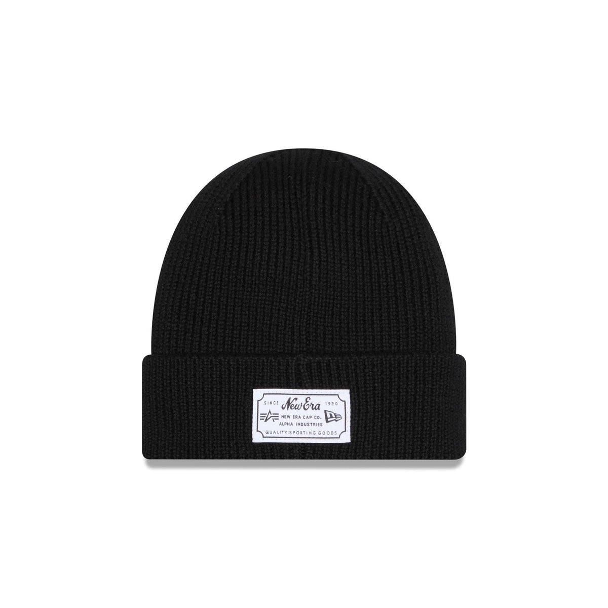 Alpha Industries x New York Jets Black Cuff Knit Hat