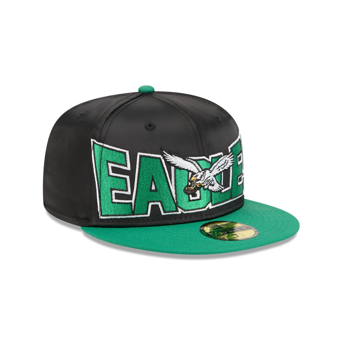 Philadelphia Eagles Bold Satin 59FIFTY Fitted Hat
