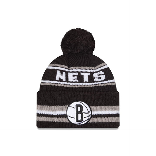 Brooklyn Nets Classic Pom Knit Hat