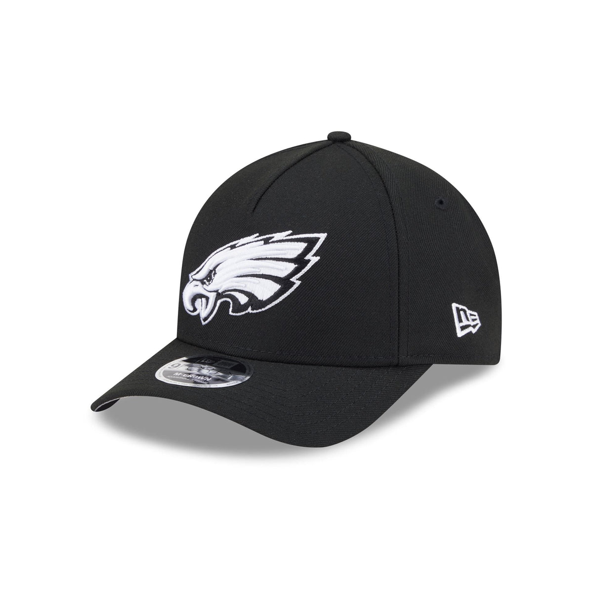 Philadelphia Eagles Black & White 9FORTY M-Crown A-Frame Snapback Hat