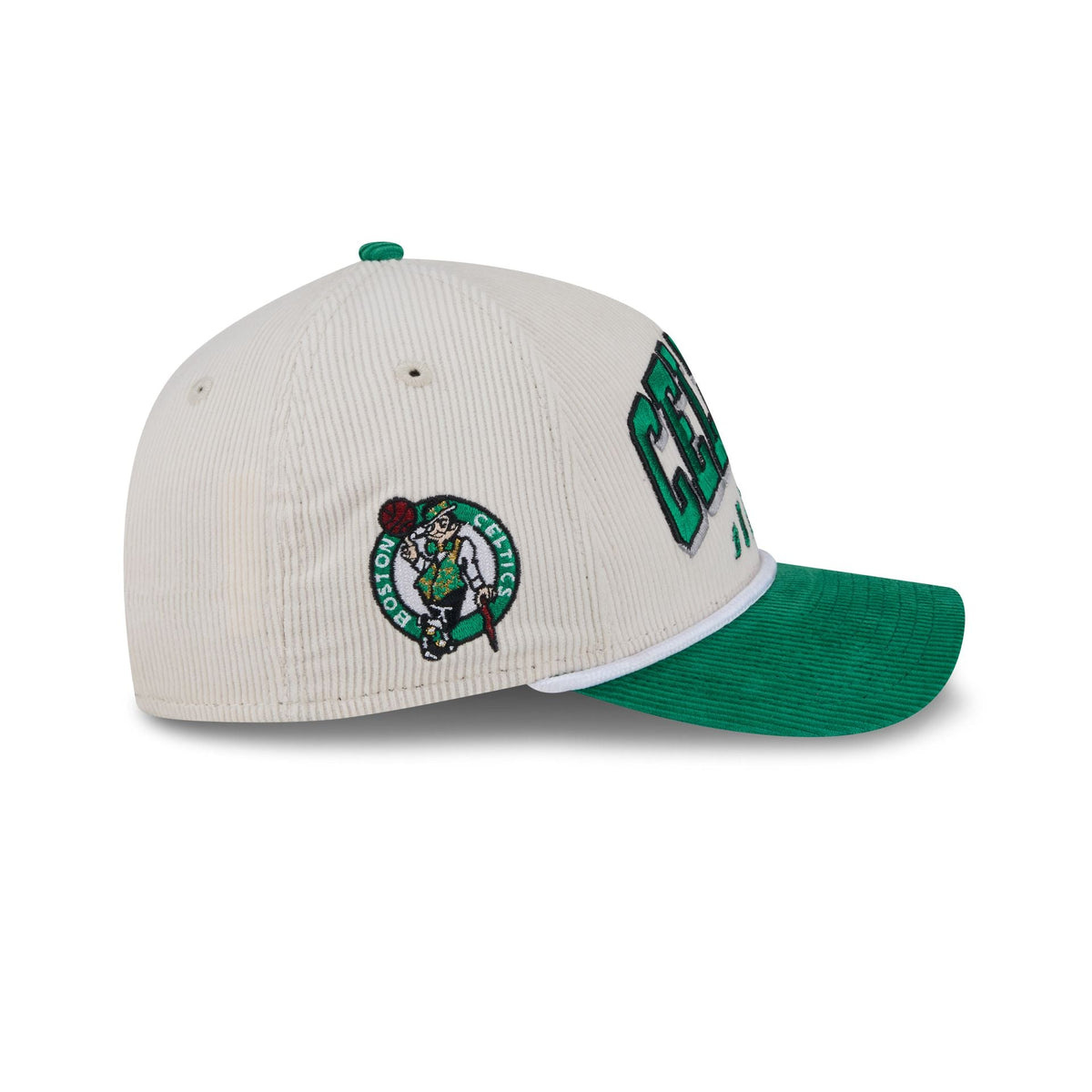 Boston Celtics Stacked Corduroy 9FORTY M-Crown A-Frame Snapback Hat