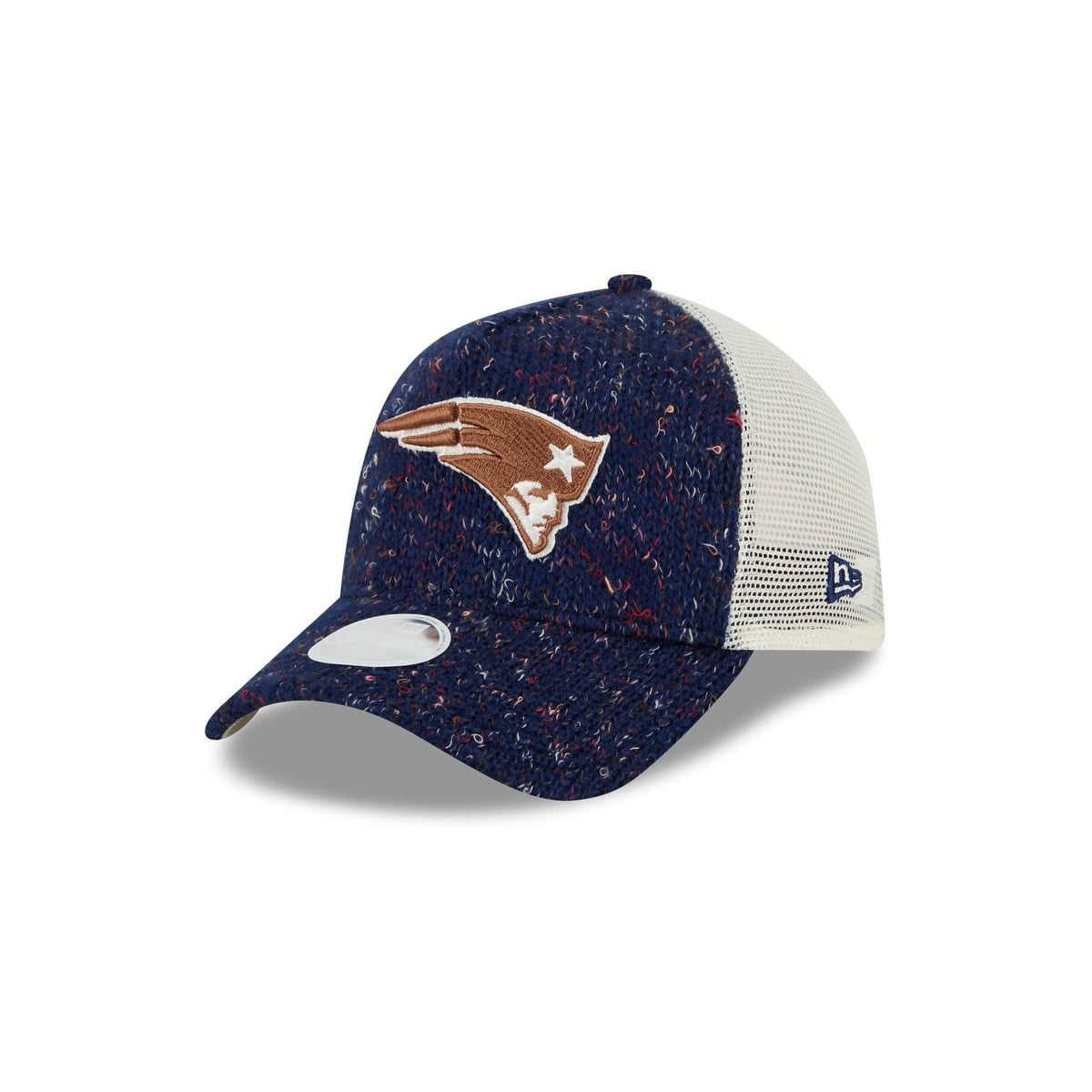 New England Patriots Knit Women's 9FORTY A-Frame Trucker Hat