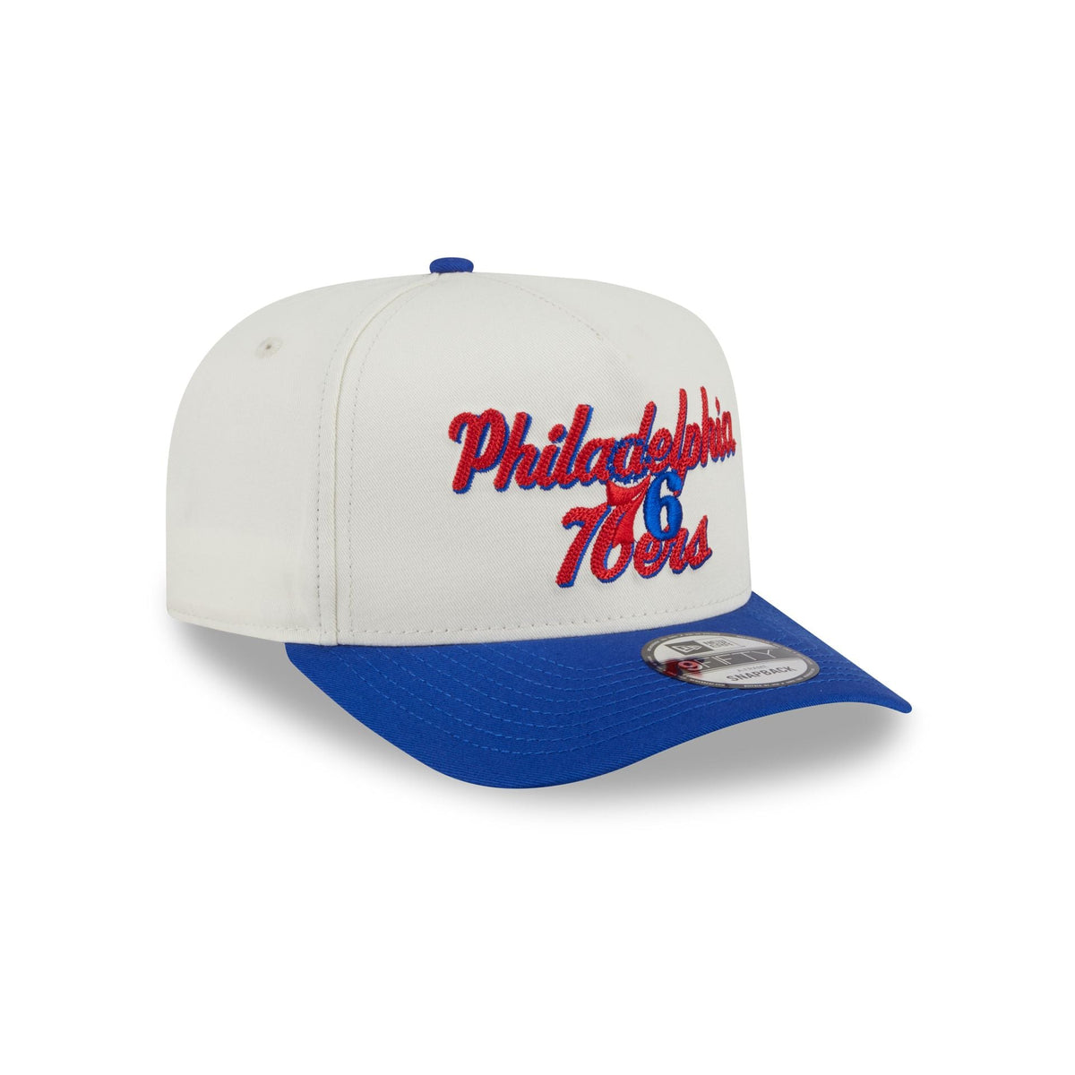 Philadelphia 76ers Chainstitch 9FIFTY A-Frame Snapback Hat