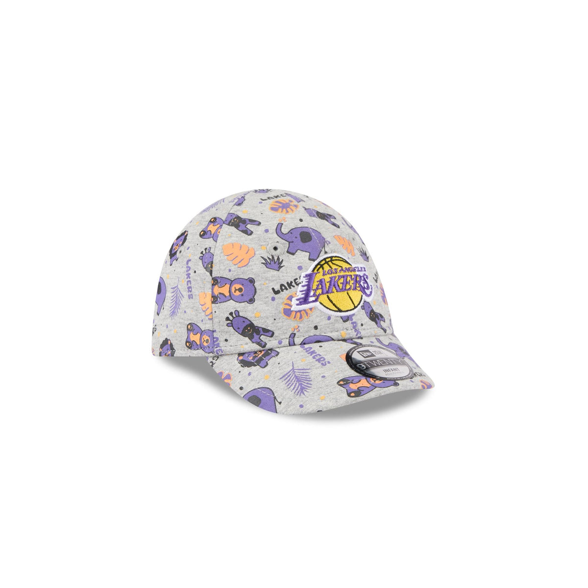 Los Angeles Lakers Kids Animal 9TWENTY Adjustable Hat