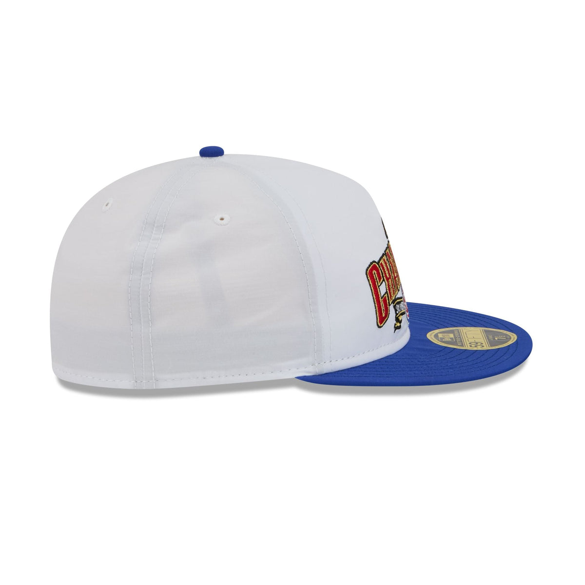 Detroit Pistons Champions White Retro Crown 59FIFTY Fitted Hat
