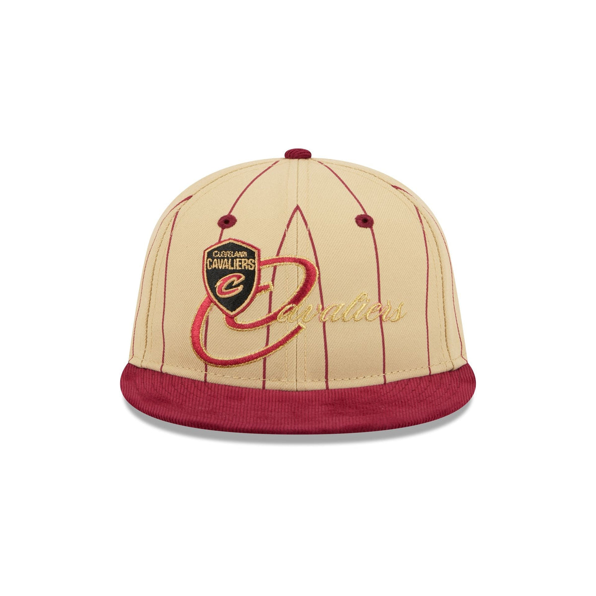 Cleveland Cavaliers Pinstripe Script Retro Crown 9FIFTY Adjustable Hat