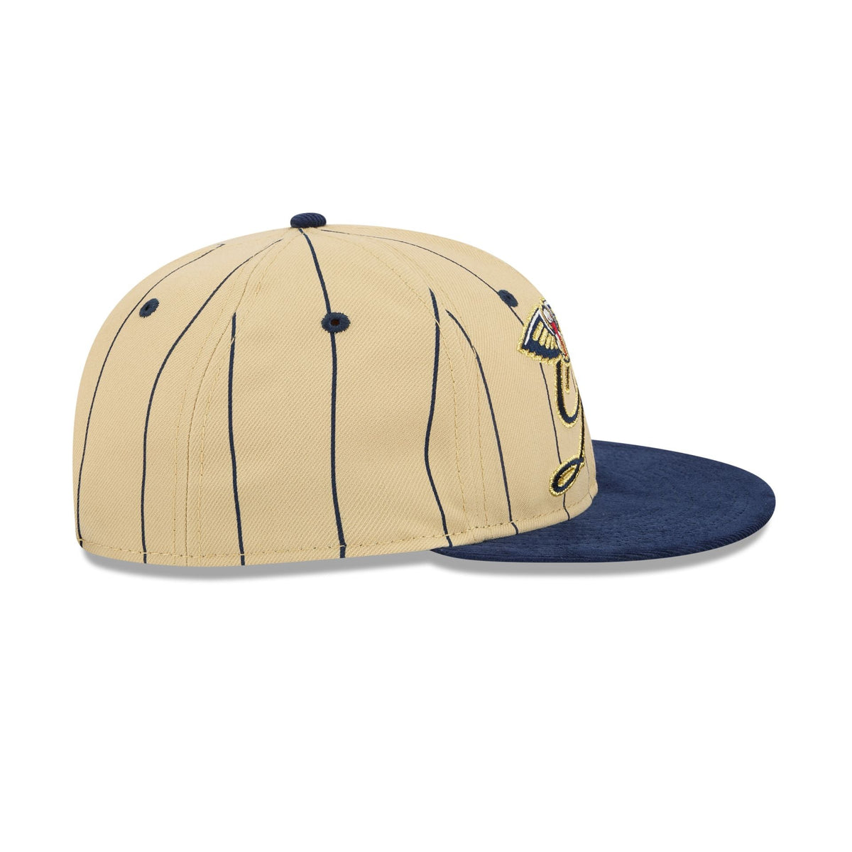 New Orleans Pelicans Pinstripe Script Retro Crown 9FIFTY Adjustable Hat
