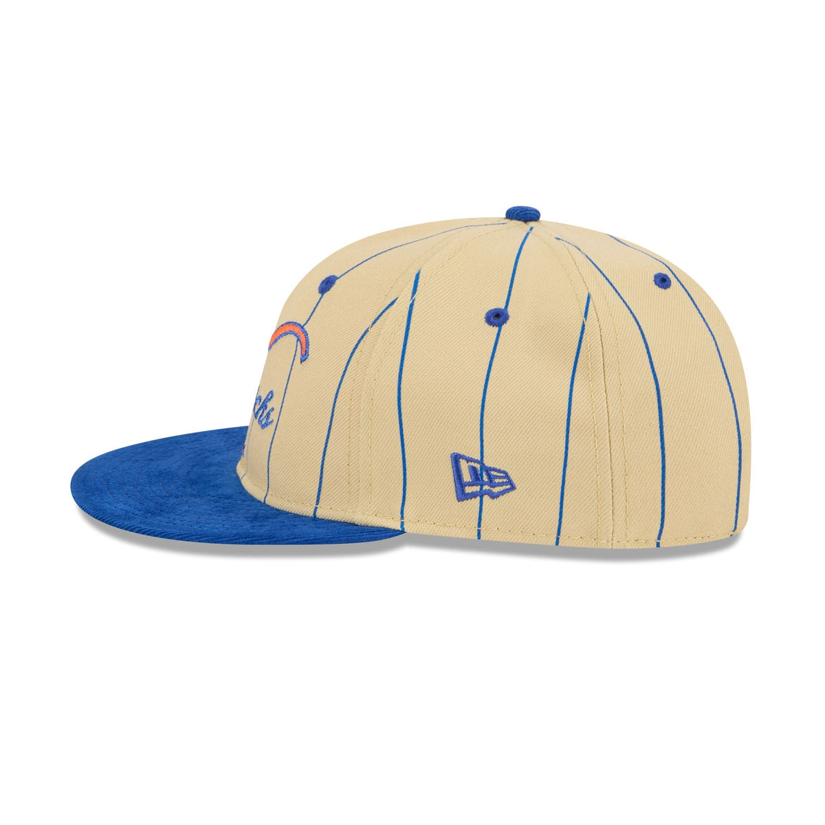 New York Knicks Pinstripe Script Retro Crown 9FIFTY Adjustable Hat