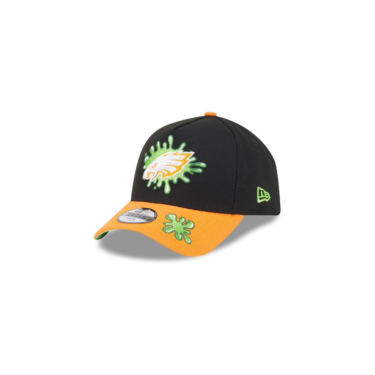 Nickelodeon Slime x Philadelphia Eagles Kids 9FORTY A-Frame Snapback Hat
