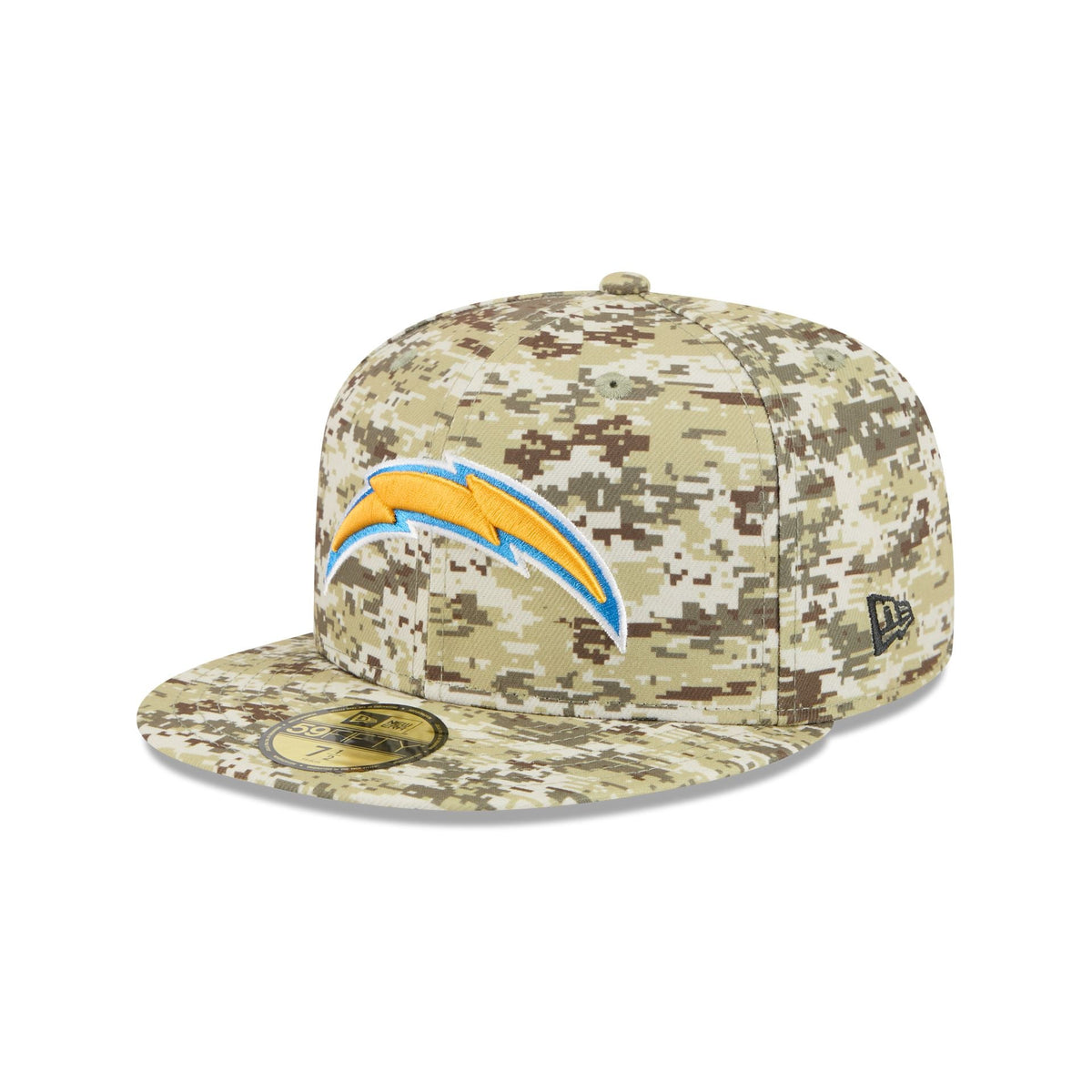 Los Angeles Chargers 2025 Salute to Service Fan Gear 59FIFTY Fitted Hat