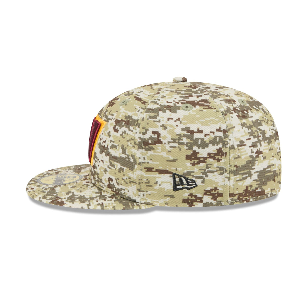 Washington Commanders 2025 Salute to Service Fan Gear 59FIFTY Fitted Hat