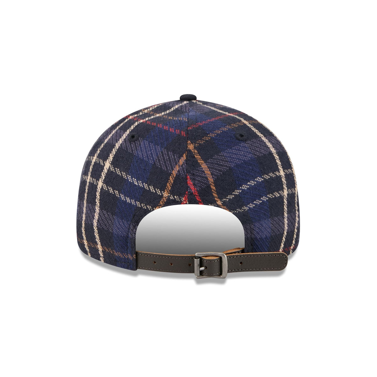 Buffalo Bills Grunge Plaid Retro Crown 9FIFTY Adjustable Hat