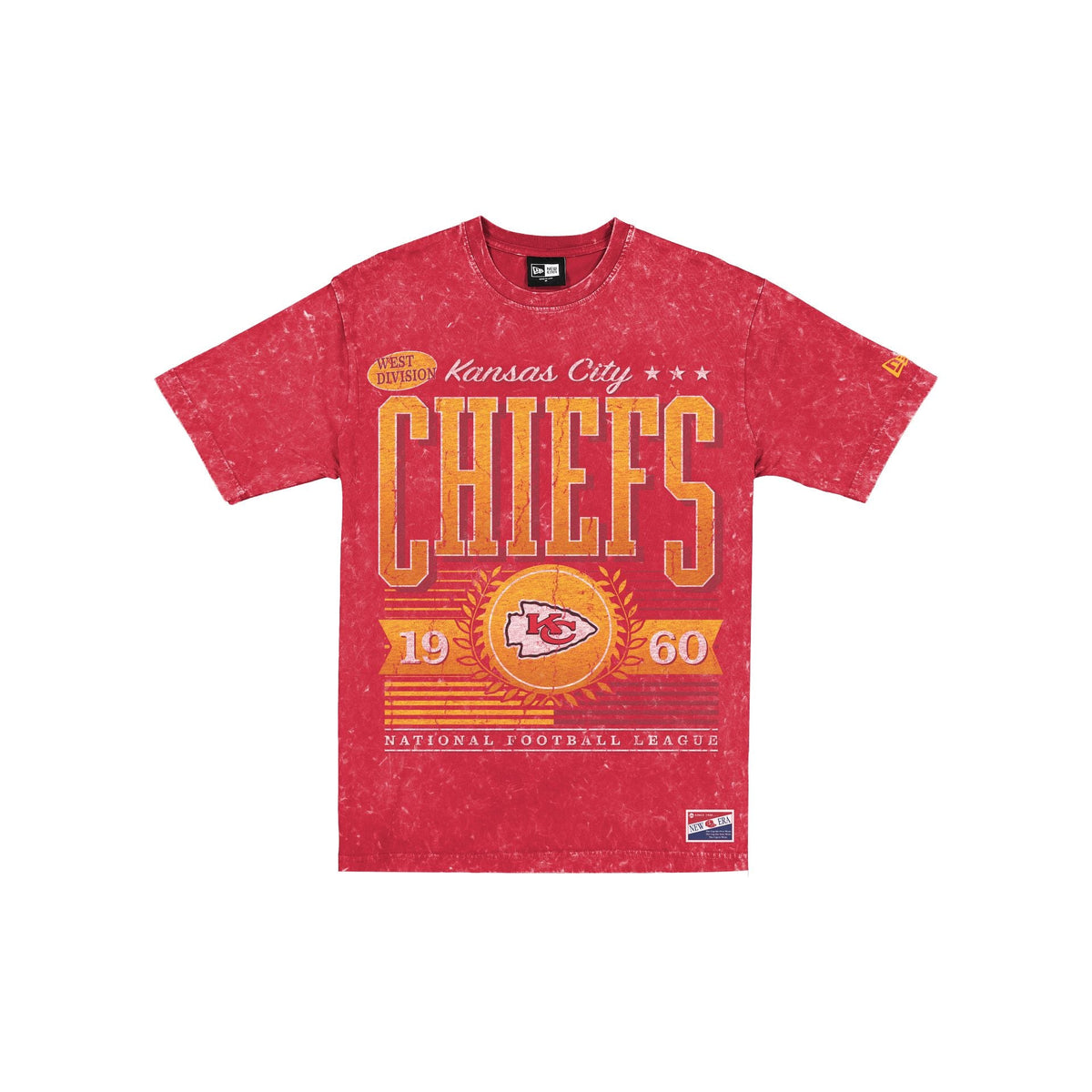 Kansas City Chiefs Throwback Vintage Wash T-Shirt