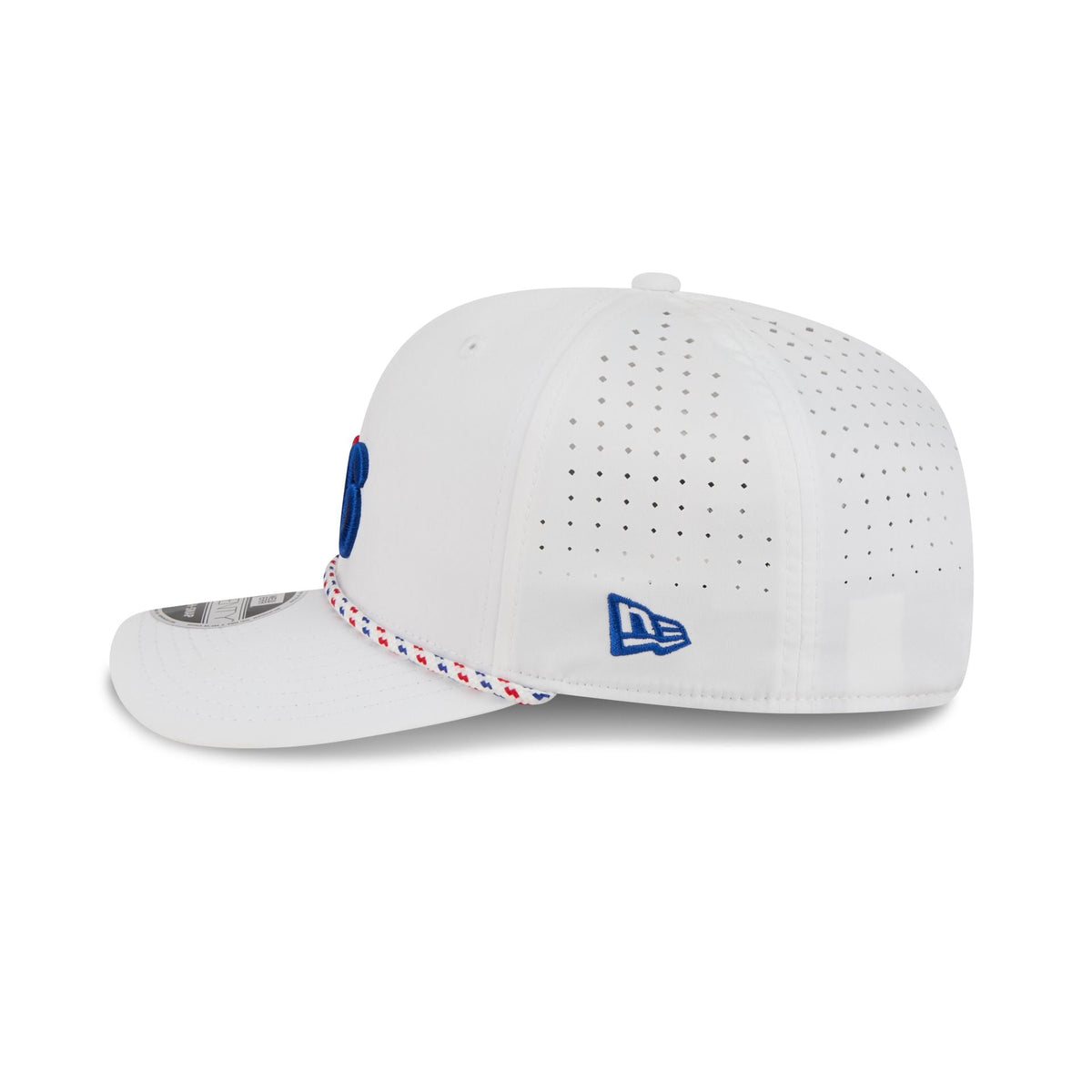 Philadelphia 76ers Optic White Performance Rope 9SEVENTY Stretch-Snap Hat