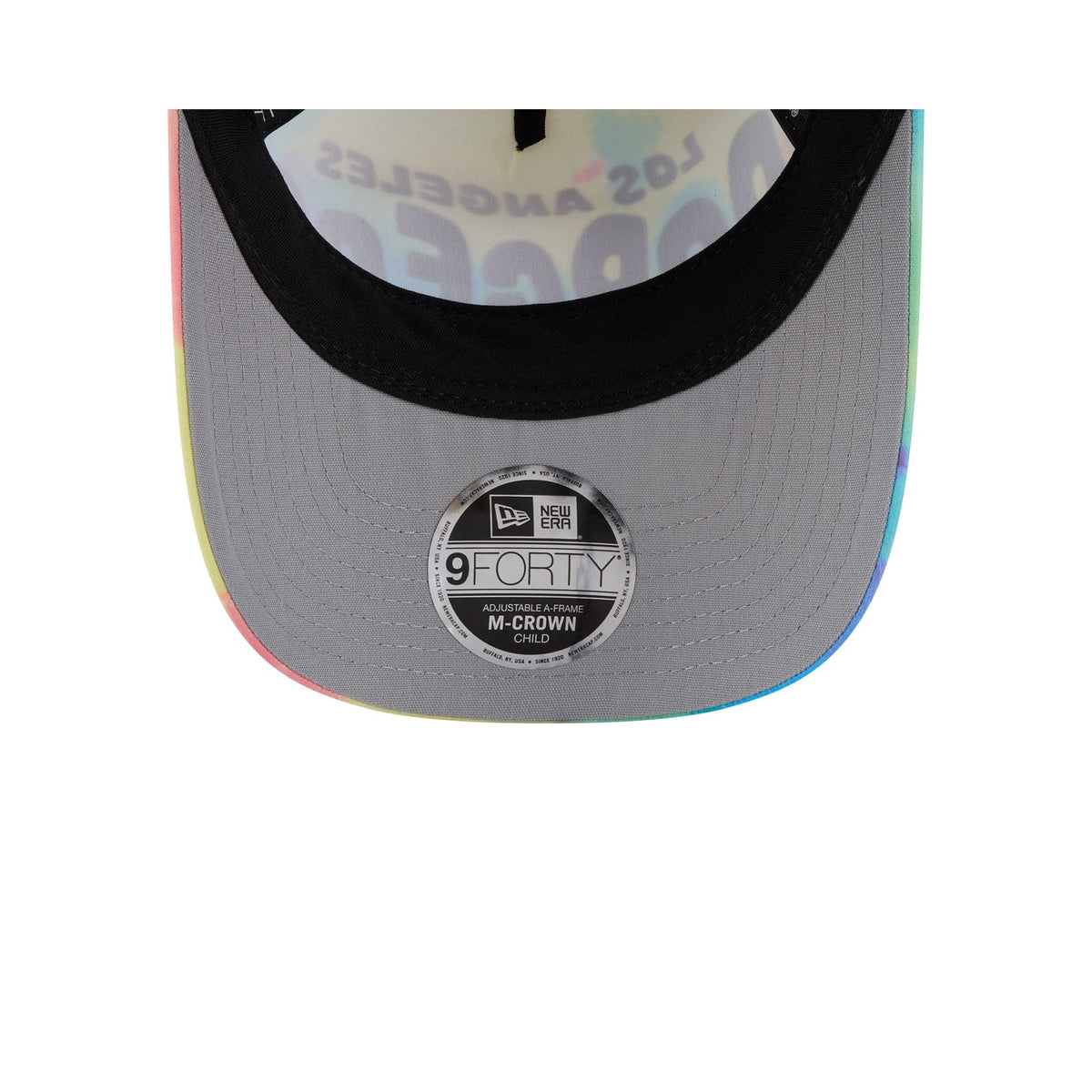 Los Angeles Dodgers Tie Dye Kids 9FORTY M-Crown A-Frame Snapback Hat