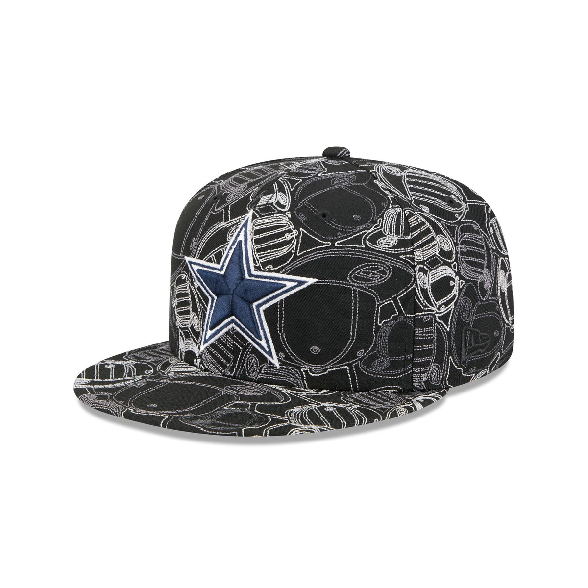 Dallas Cowboys Cap Scramble 59FIFTY Fitted Hat