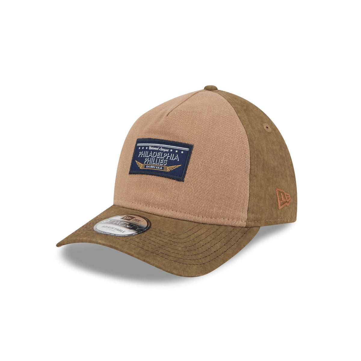 Philadelphia Phillies Utility Linen 9TWENTY A-Frame Adjustable Hat