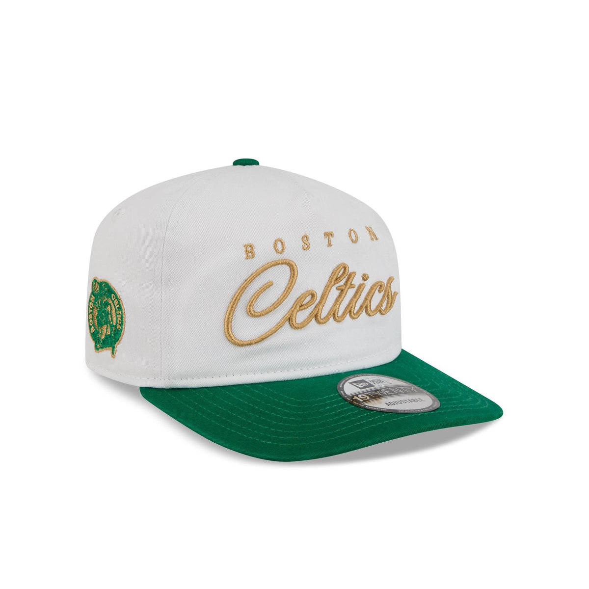 Boston Celtics Gold Scripted 19TWENTY Adjustable Hat