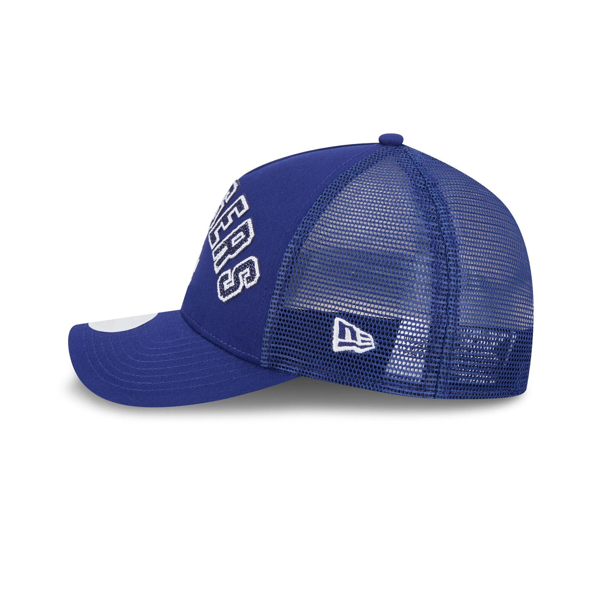 Los Angeles Dodgers Sequin Wordmark Women's 9FORTY M-Crown A-Frame Trucker Hat