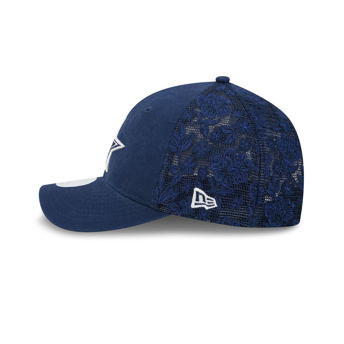 Dallas Cowboys Floral Mesh Women's 9FORTY M-Crown Trucker Hat