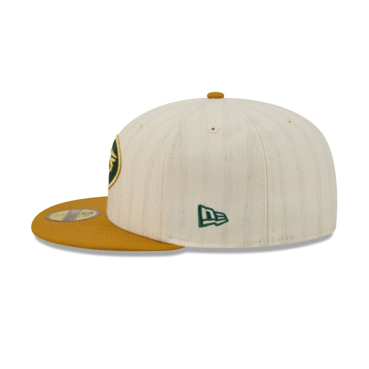 New York Jets Chrome Herringbone 59FIFTY Fitted Hat