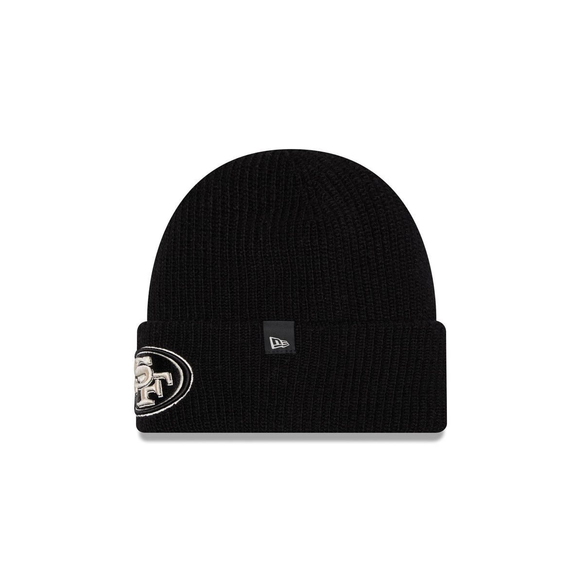 San Francisco 49ers Woolen Black Short Cuff Knit Beanie Hat