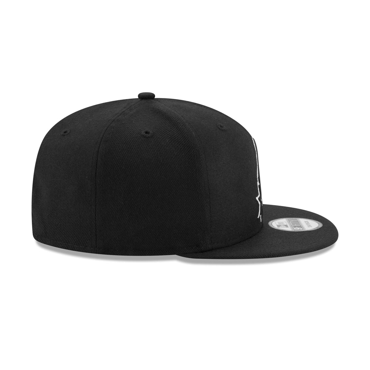 San Antonio Spurs Basic Black & White 9FIFTY Snapback Hat
