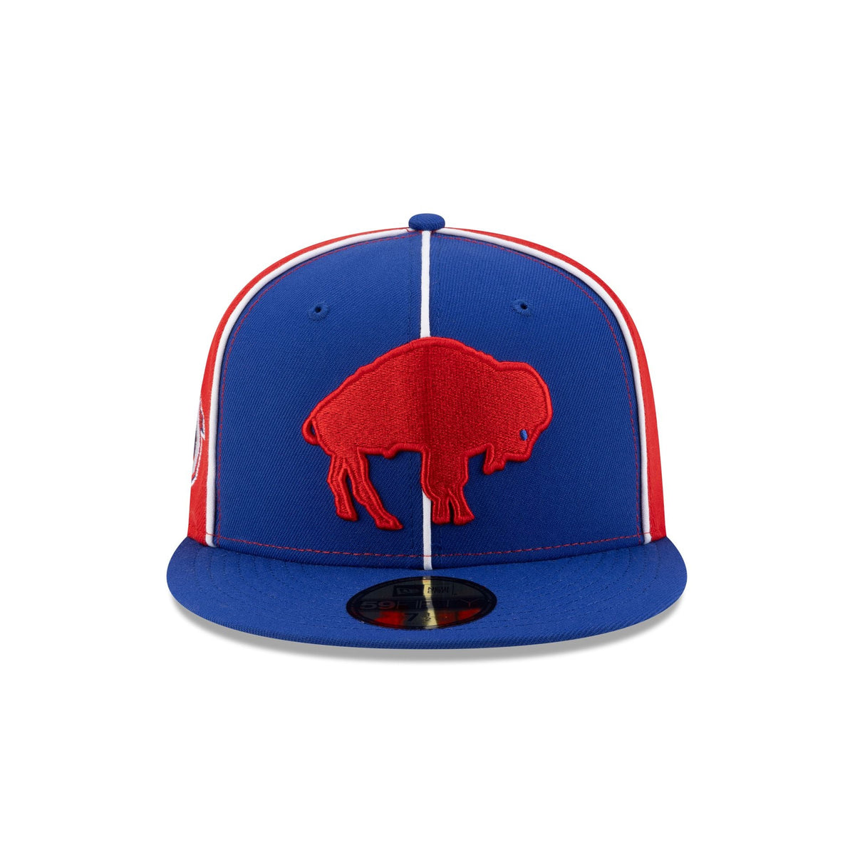 Buffalo Bills Two-Tone Pinwheel 59FIFTY Fitted Hat