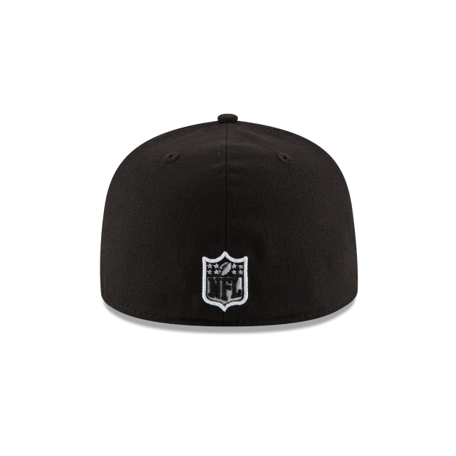 Atlanta Falcons Black & White 59FIFTY Fitted Hat