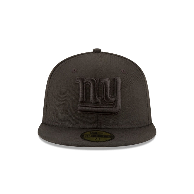 New York Giants Black On Black 59FIFTY Fitted Hat
