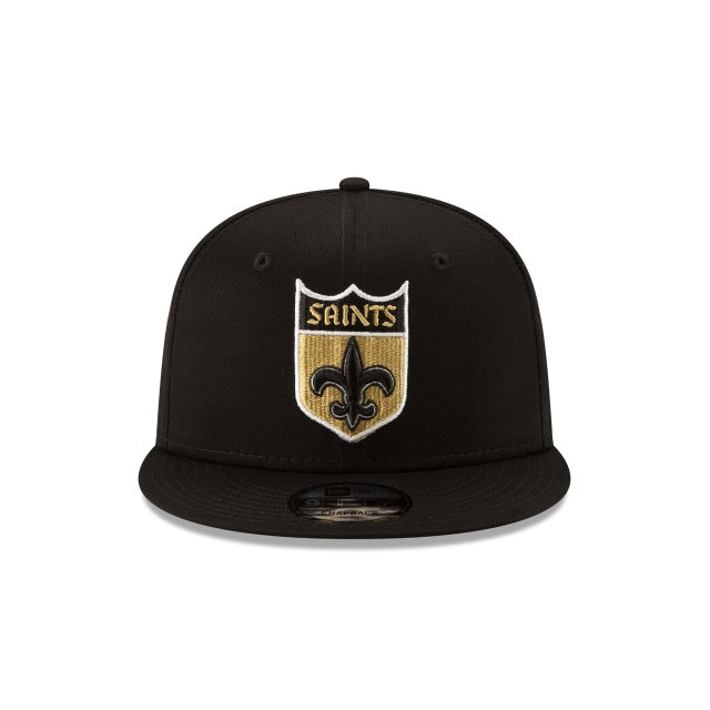 New Orleans Saints Black 9FIFTY Snapback Hat