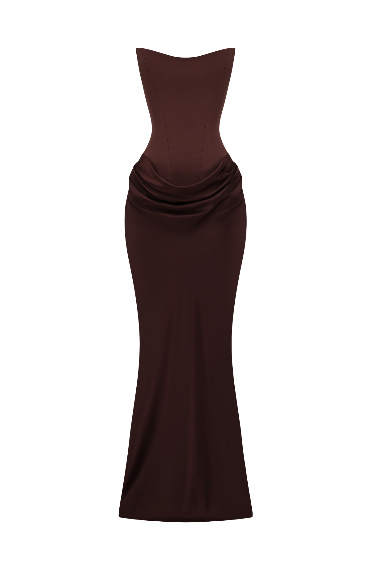 Maggie Maxi Dress - Plum Brown