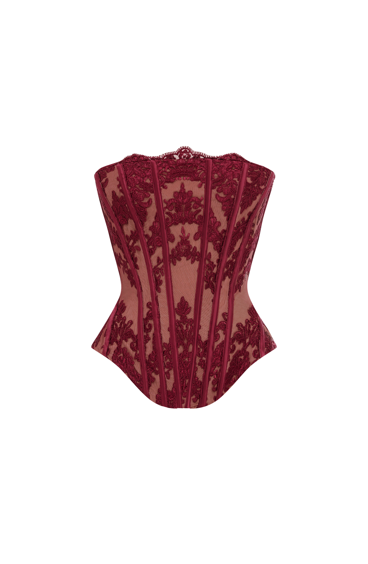 Nara Corset - Burgundy