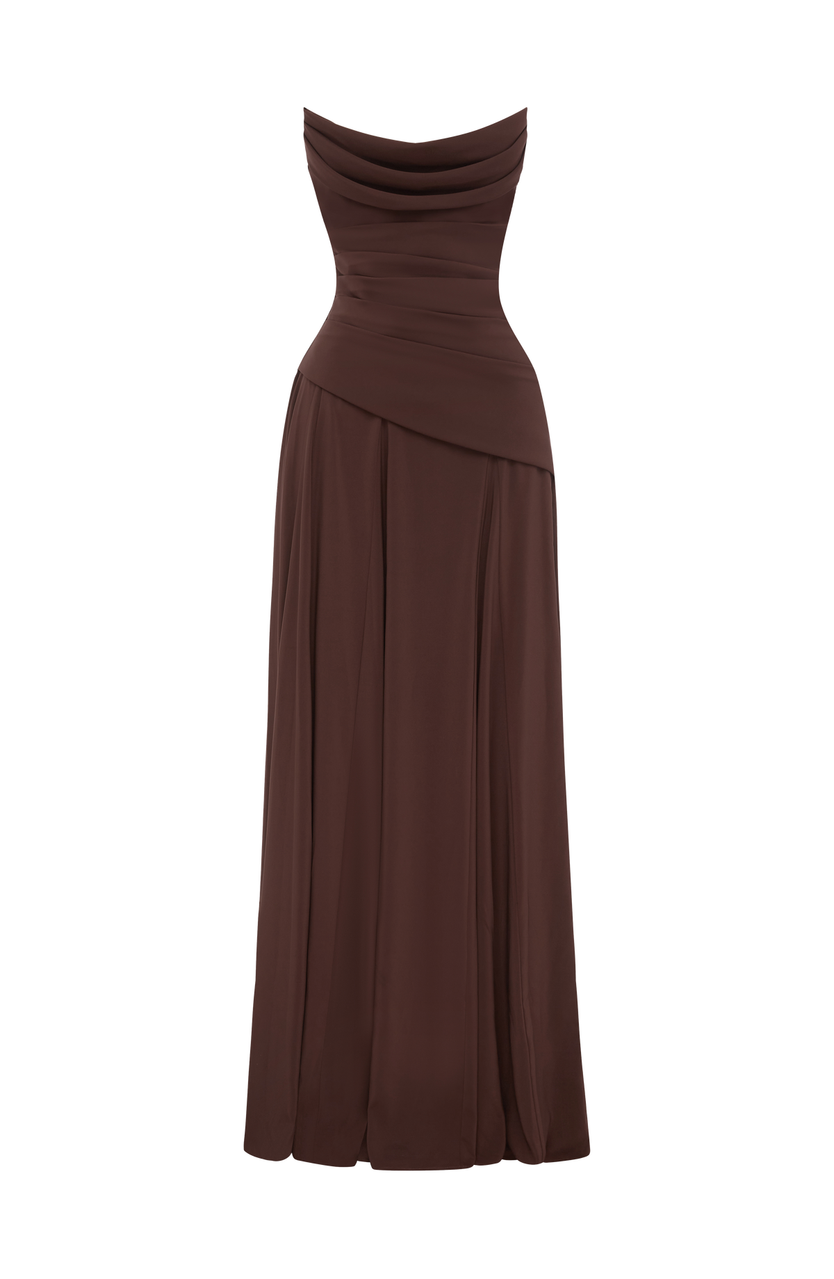 Patricia Maxi Dress - Plum Brown