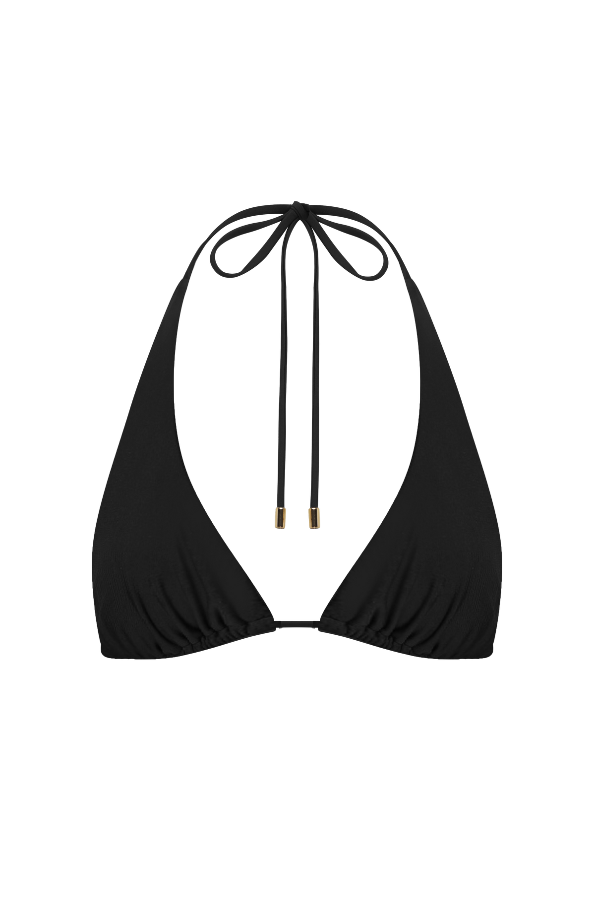 Pietra Triangle Bikini Top - Black
